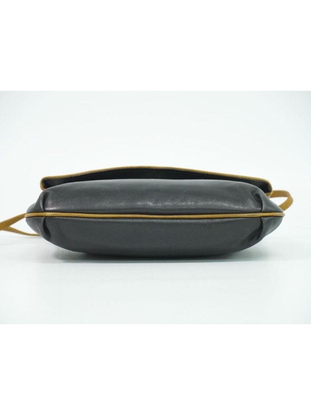 Celine Leather Shoulder Bag Pochette Black - Picture 3 of 9